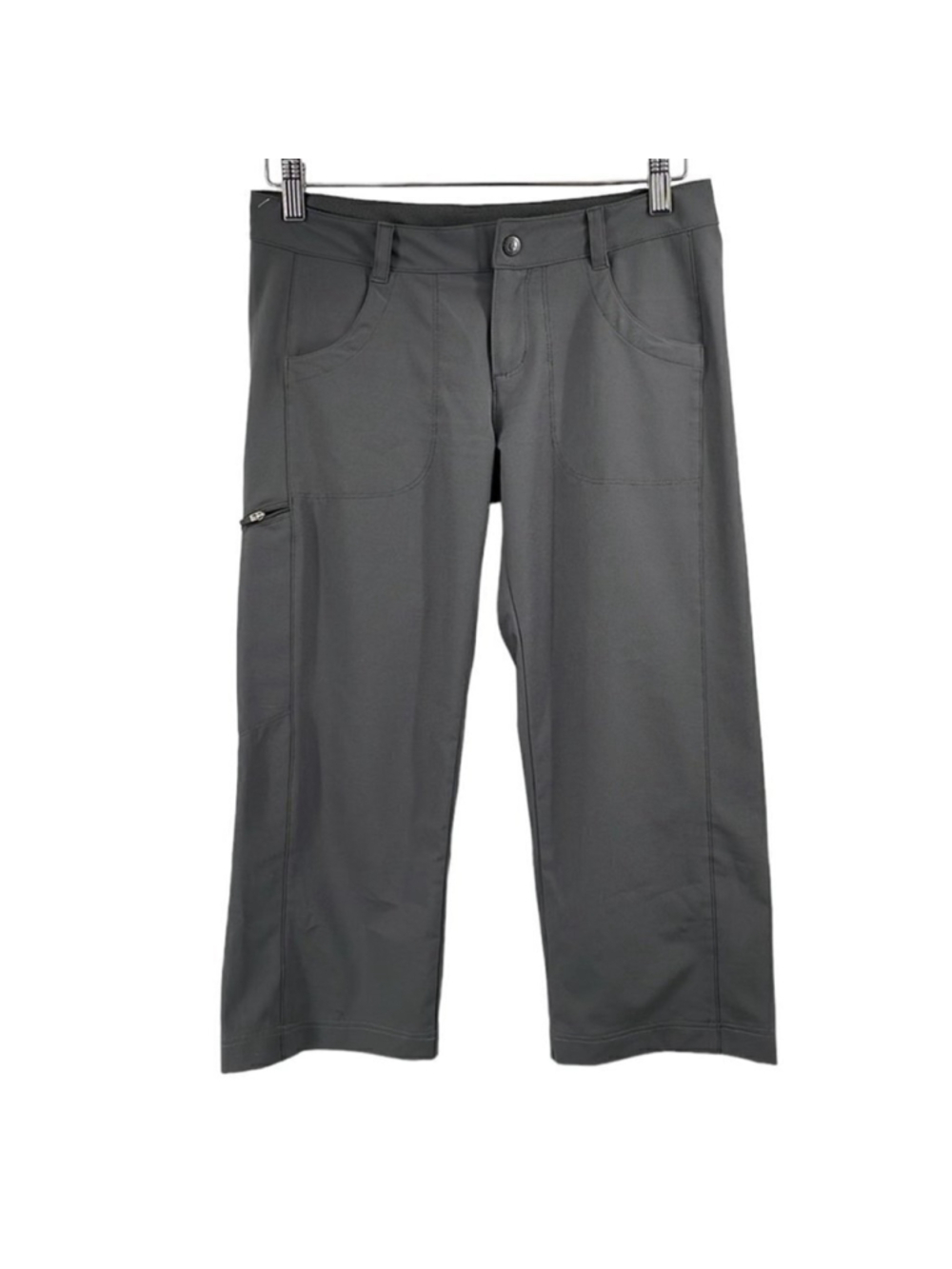 Patagonia capri cropped pants gray hiking active outdoor pants sz 2